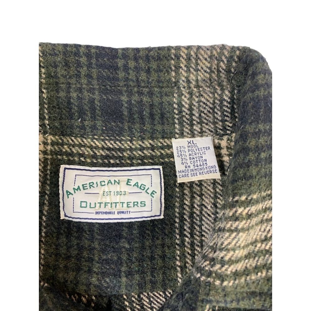 American Eagle Outfitters Mens Wool Shirt - Picture 3 of 6